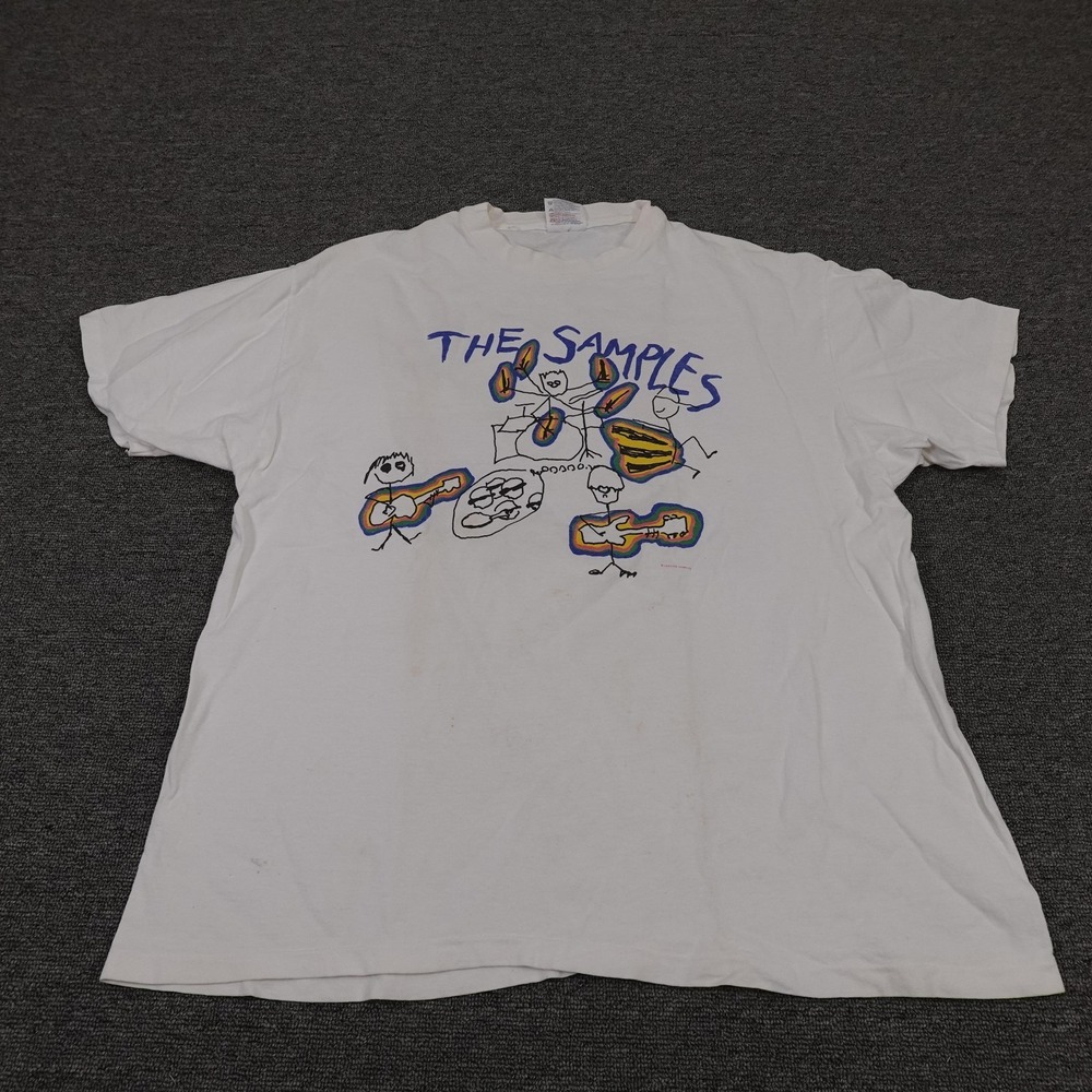 Vintage The Samples‎ Shirt Mens Single Stitch Rock Jam Band Festival 90s